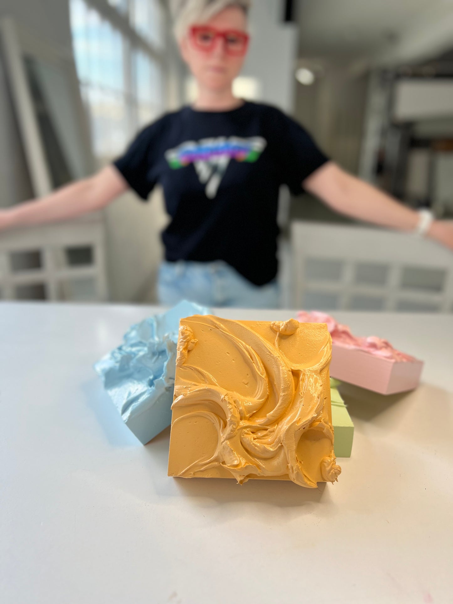 Orange Ice FrostedTips