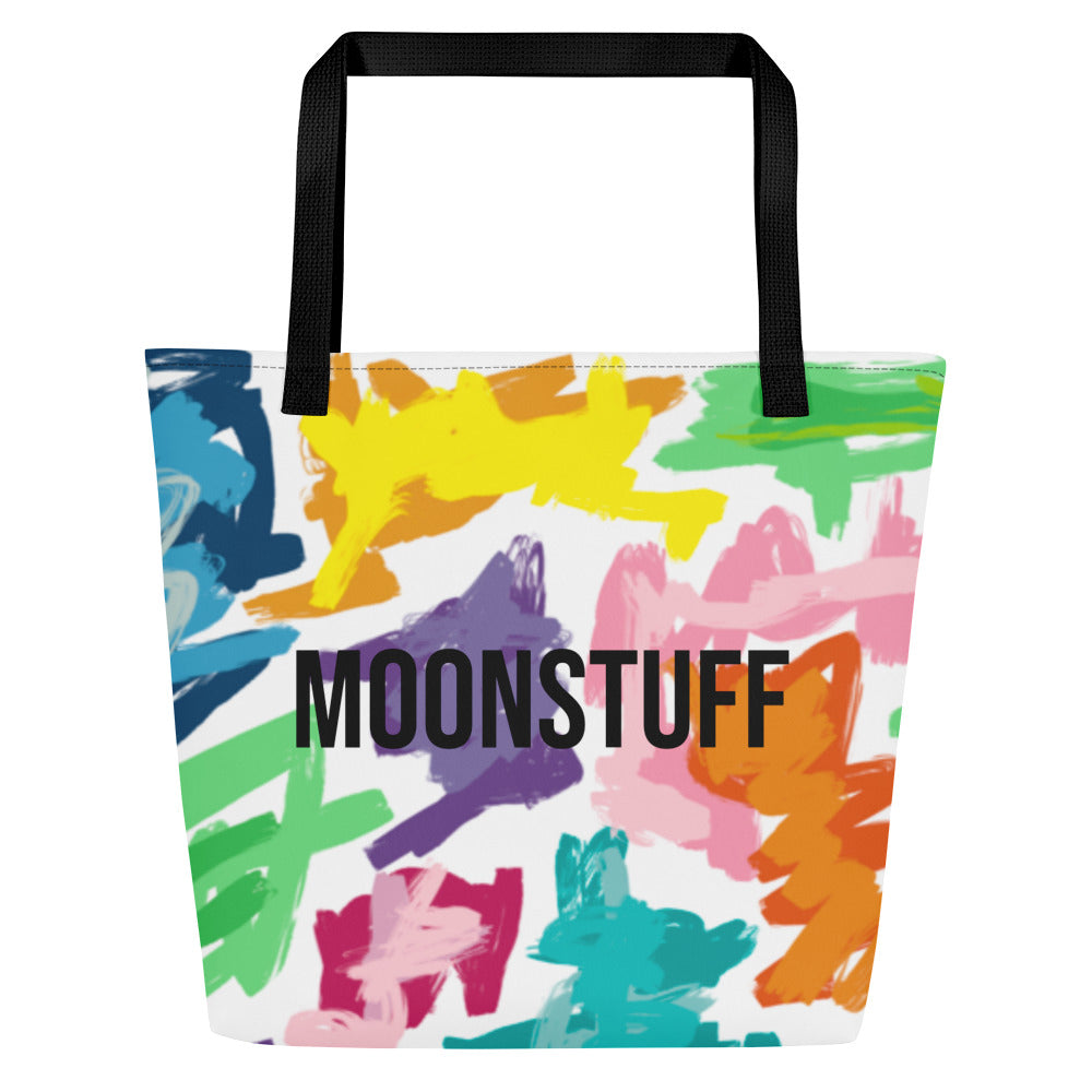 MoonStuff All-Over Print Large Tote Bag