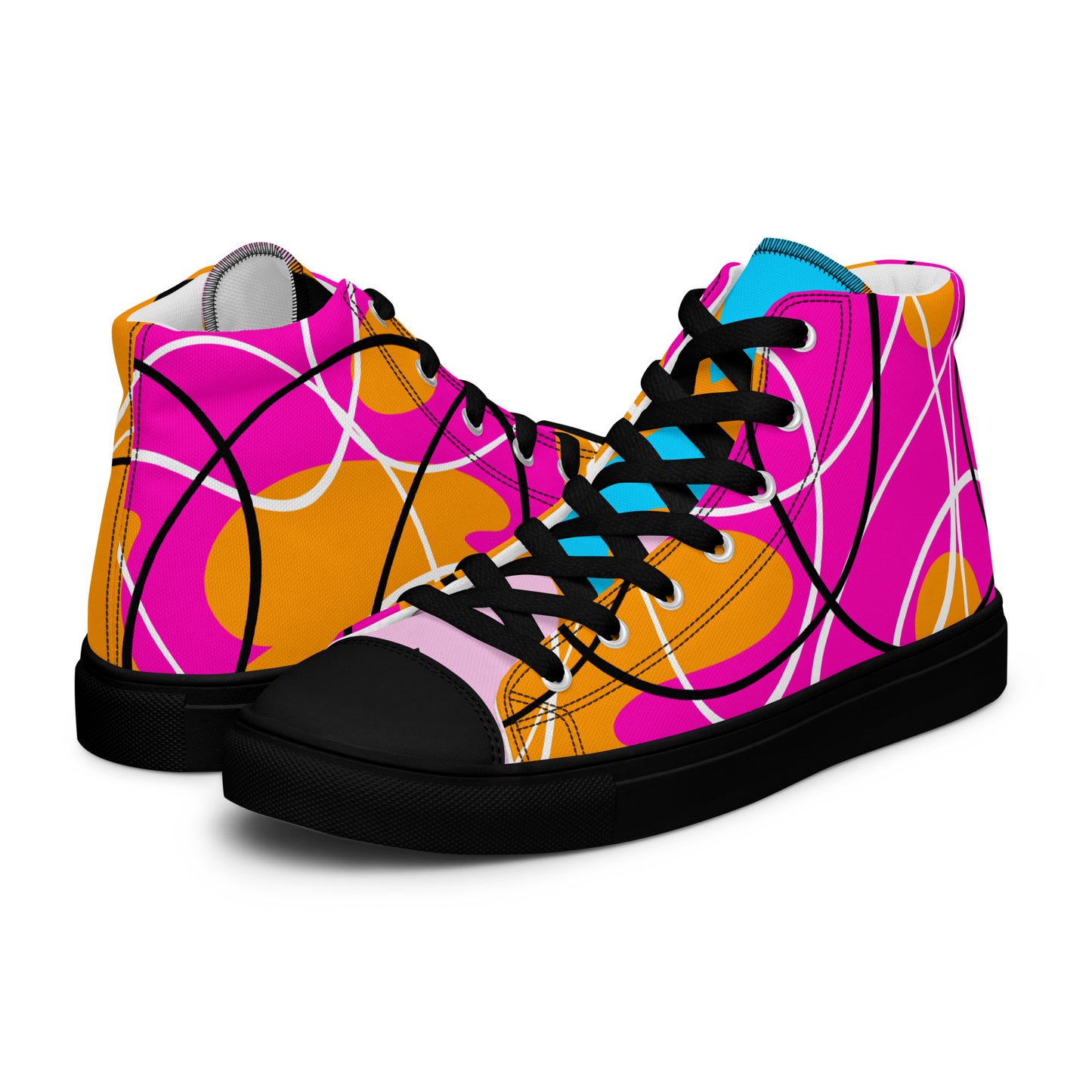 Men’s high top canvas shoes