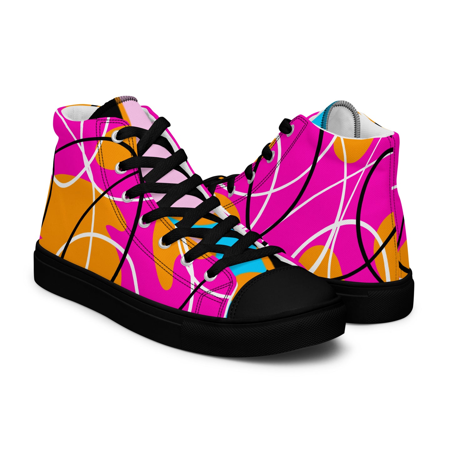 Men’s high top canvas shoes