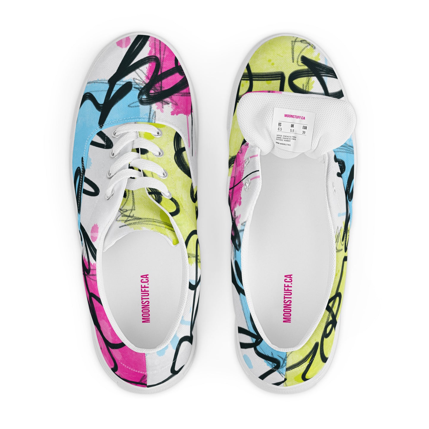 Spring Men’s lace-up canvas shoes