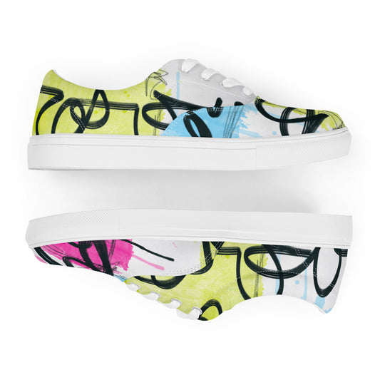 Spring Men’s lace-up canvas shoes