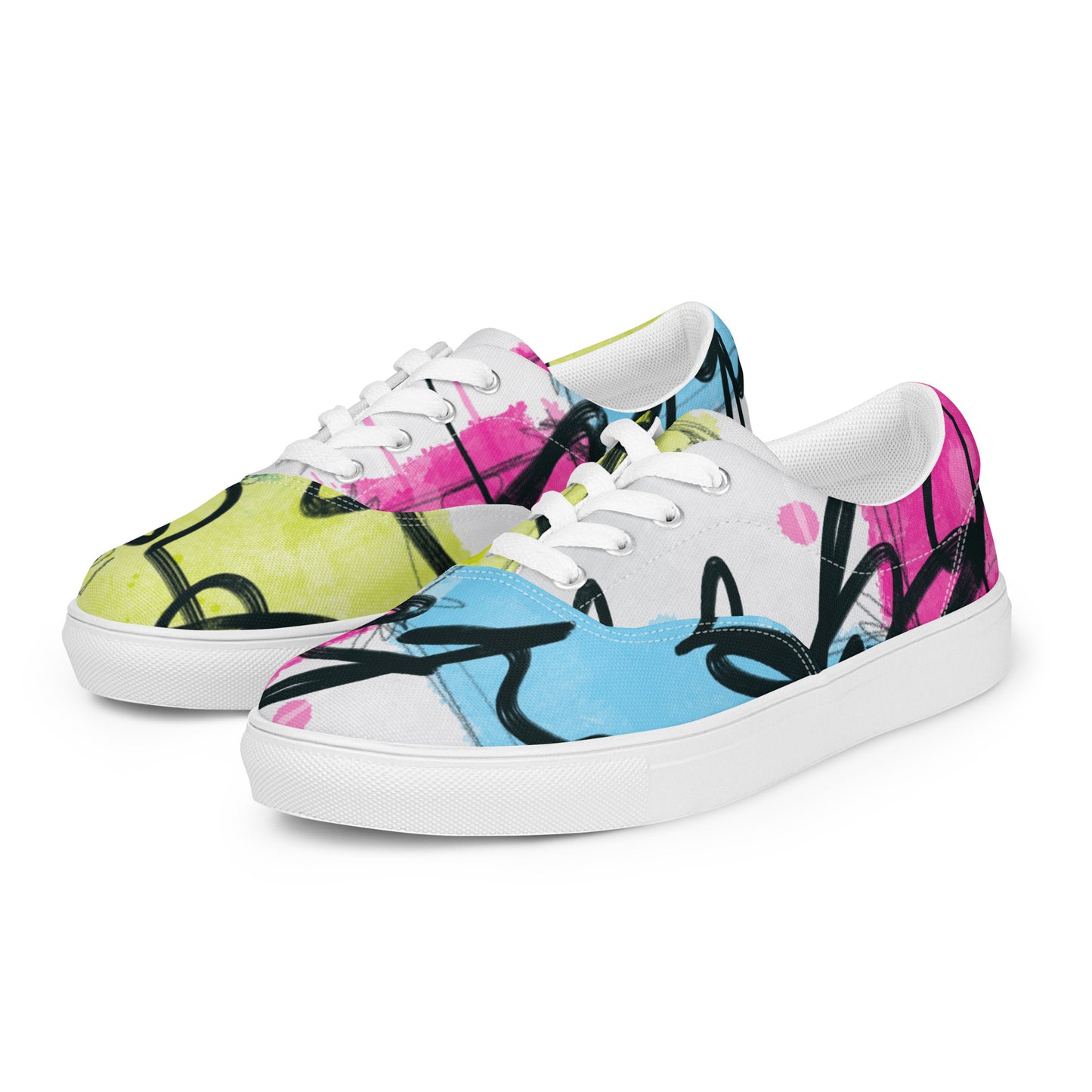 Spring Men’s lace-up canvas shoes