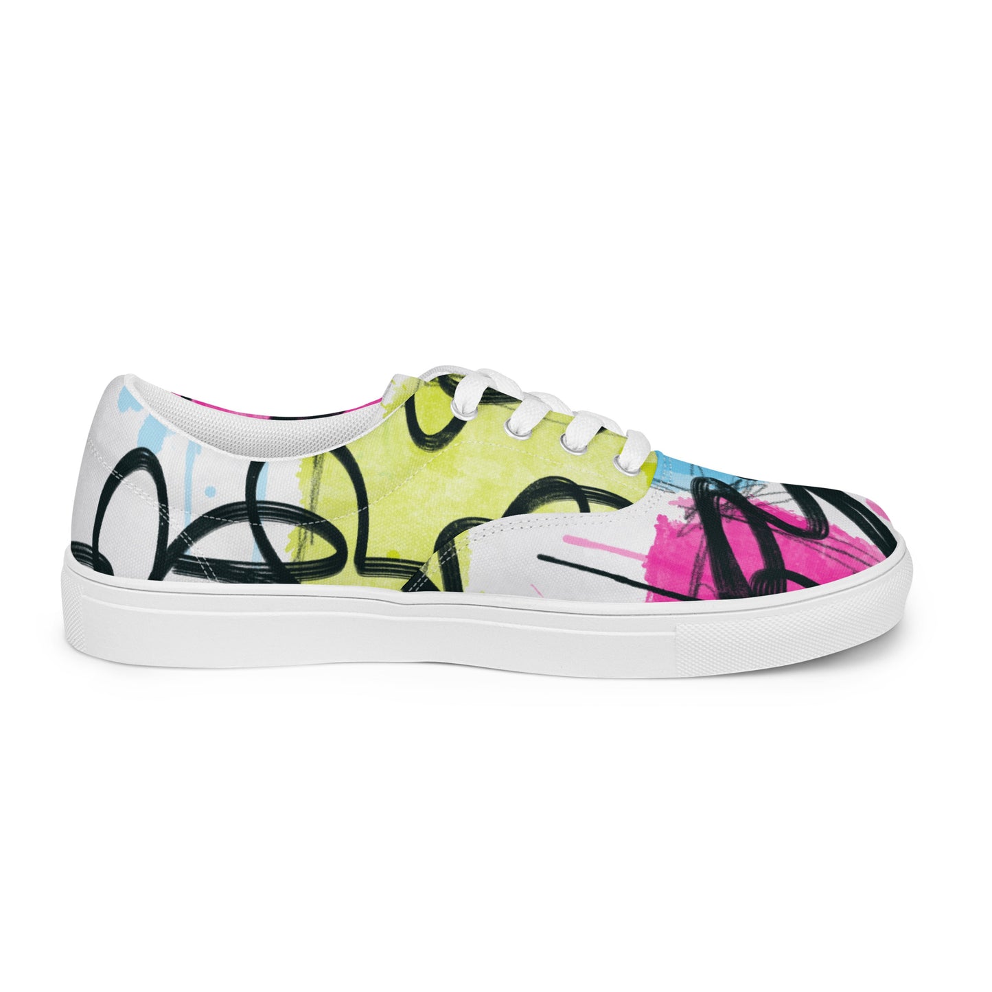 Spring Men’s lace-up canvas shoes