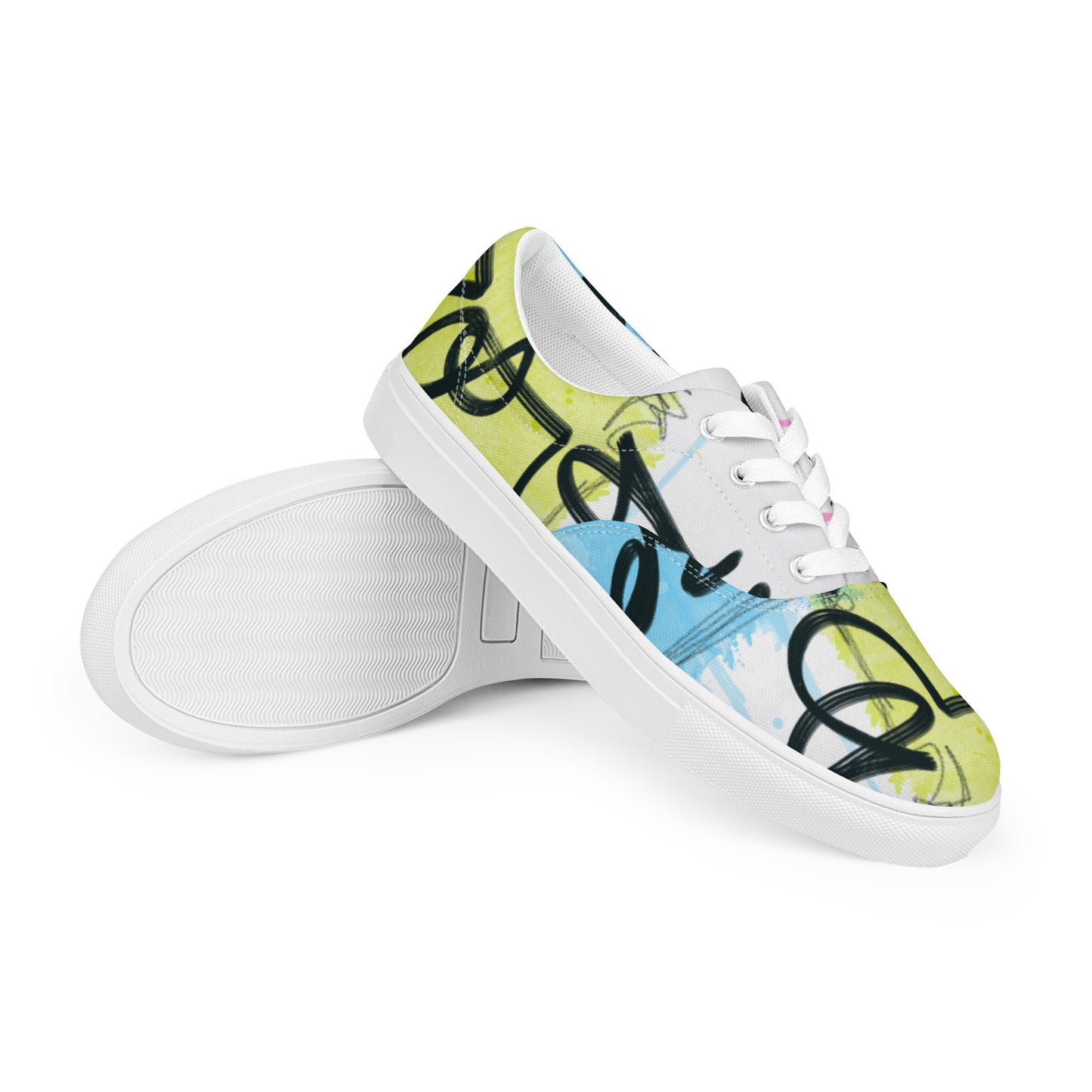 Spring Men’s lace-up canvas shoes