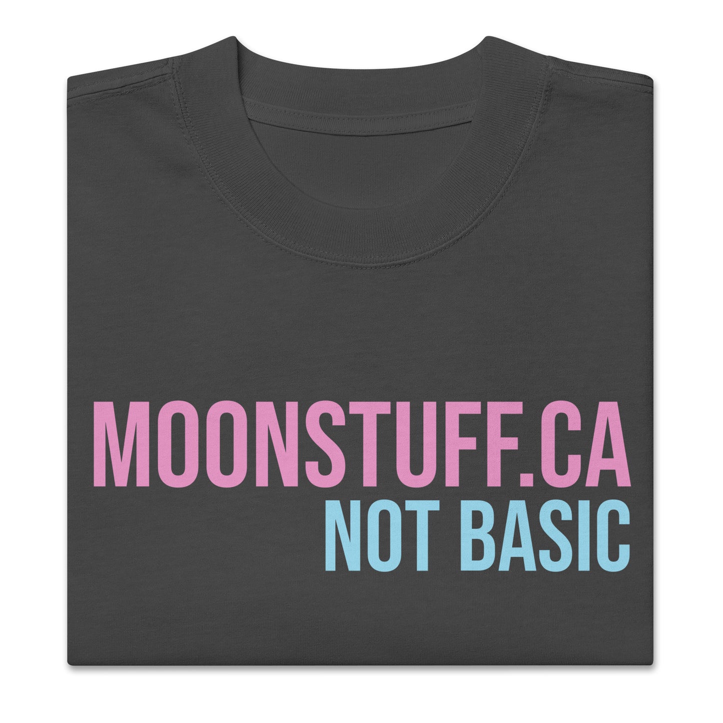 Not Basic Oversized faded t-shirt