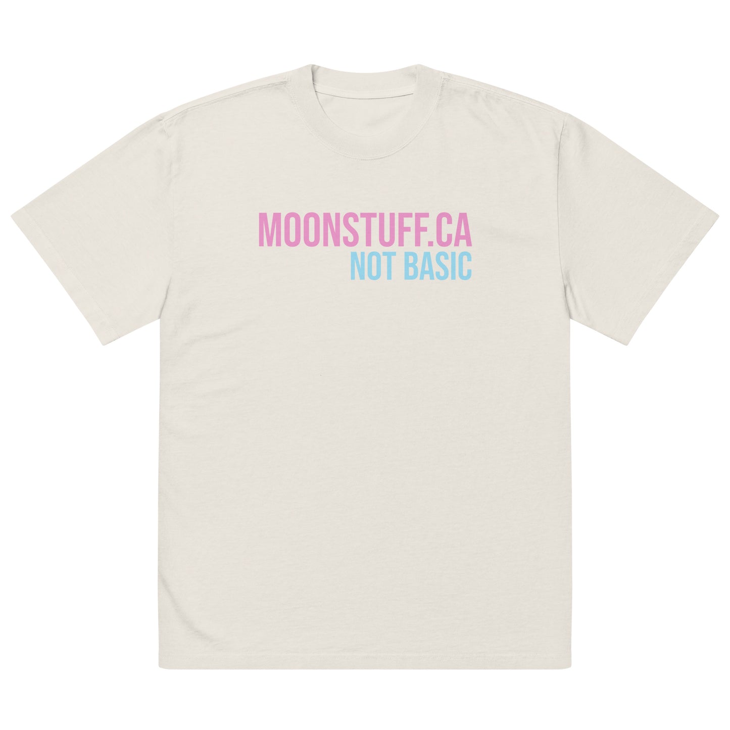 Not Basic Oversized faded t-shirt