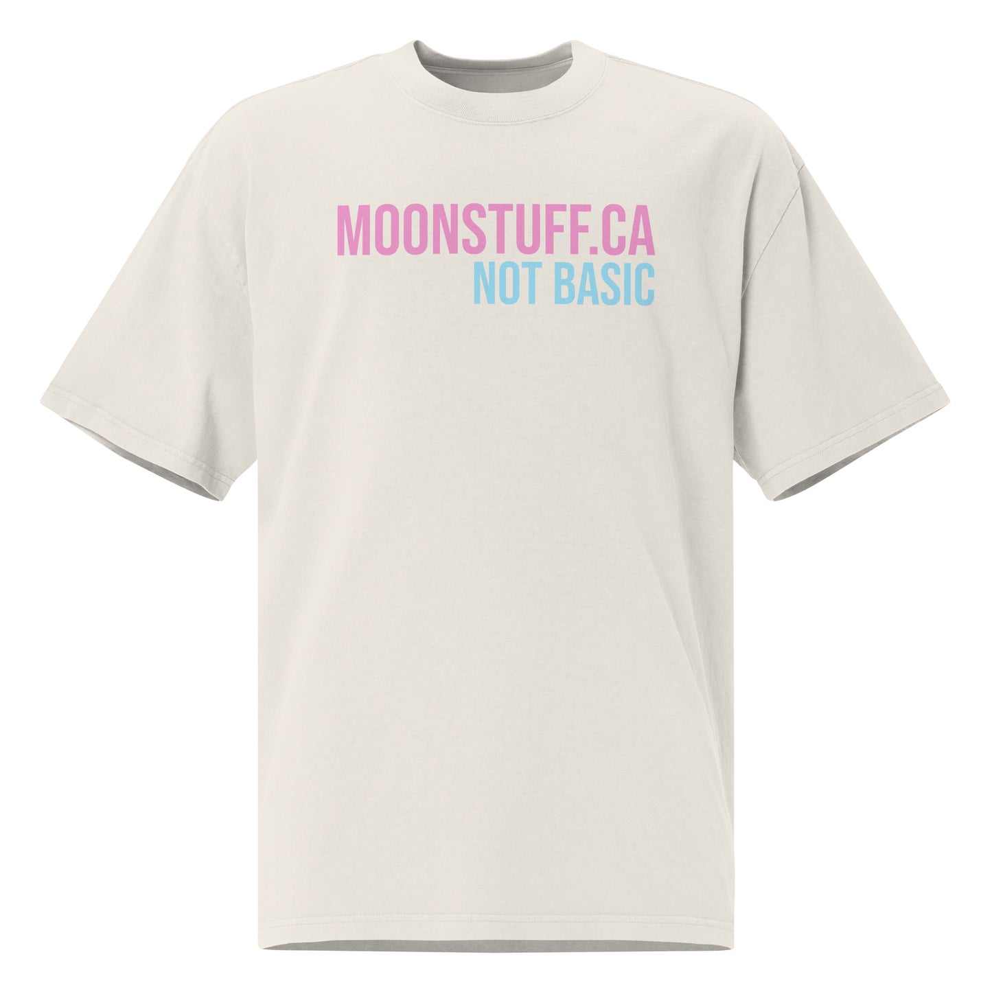 Not Basic Oversized faded t-shirt