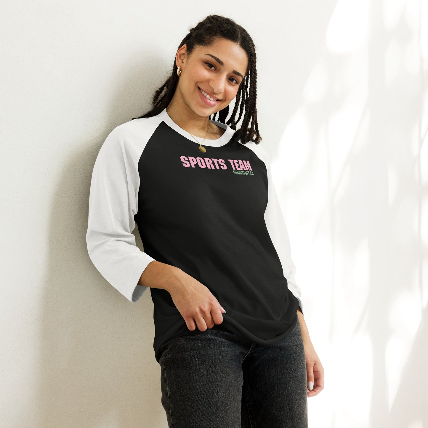 Sports Team 3/4 sleeve raglan shirt