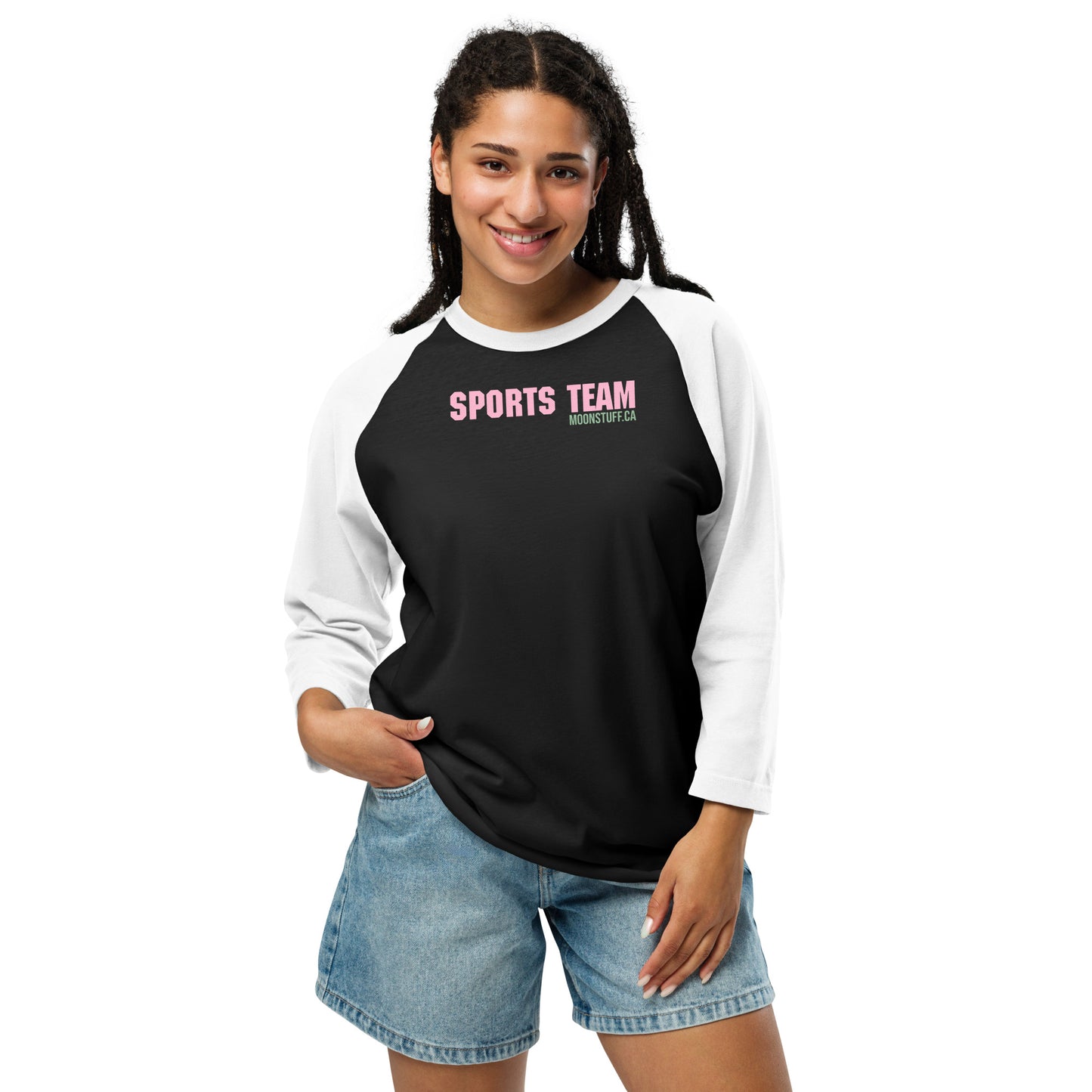 Sports Team 3/4 sleeve raglan shirt
