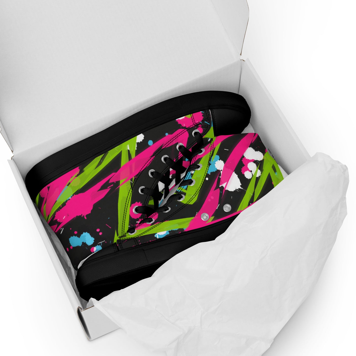 Women’s high top canvas shoes