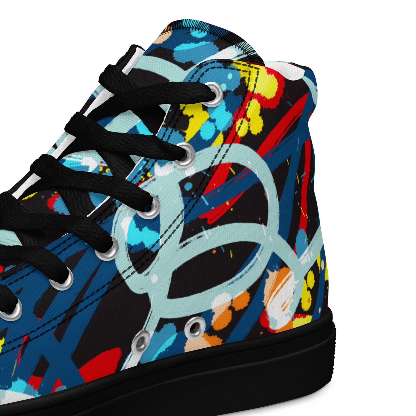 Women’s high top canvas shoes